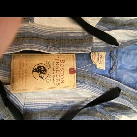 Boston Traders shirtie shirt/hoodie size Small C23 - Picture 5 of 7